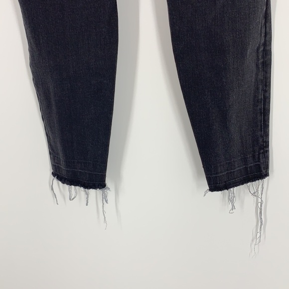 SPANX BY SARA BLAKLEY DISTRESSED ANKLE RAW HEM JEGGINGS SMALL - Picture 4 of 5